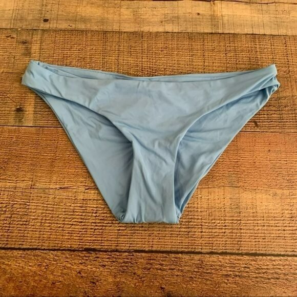 Becca by Rebecca Virtue Bikini Bottom | Size Small | NWT Light Blue - Picture 1 of 7